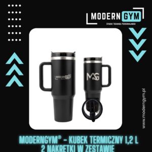Kubek Termiczny ModernGym 1,2 L + 2 Nakrętki w Zestawie